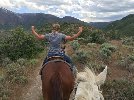 Horse Riding through the Utah Mountains